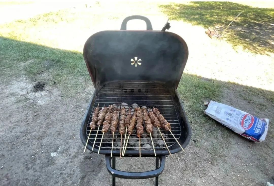 Lamb skewers, the crowd favorite